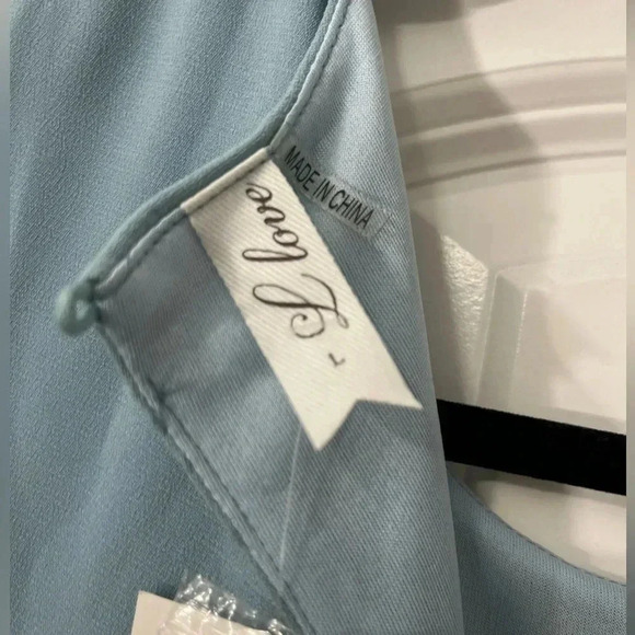 L Love ruffled dress size Large NWT - Picture 2 of 9